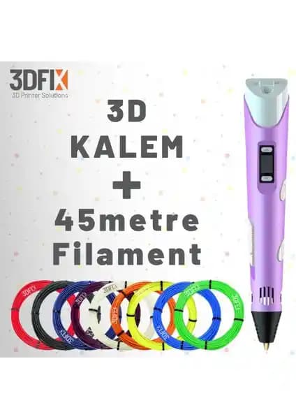 3DFIX 3D Kalem: Yaratıcı Tasarım ve Eğlence İçin Yenilikçi Bir 3D Çizim Aracı