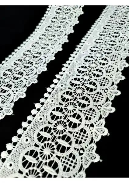 Altay Aksesuar Kenar Model Desenli Güpür Dantel ile Şıklık ve Zarafet Katın