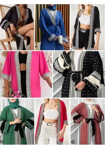 Altay Aksesuar Siyah Beyaz Geçişli Örme Şerit Moda ve Dekorasyon İçin Uygun