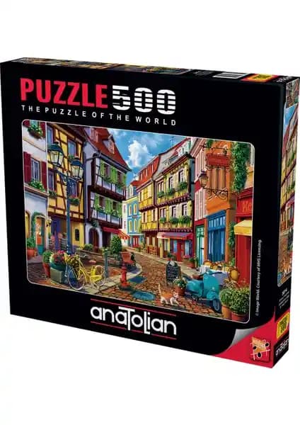 Anatolian 500 Parçalık Puzzle Arnavut Kaldırım Temasıyla Zihni Geliştirici ve Dekoratif Ürün