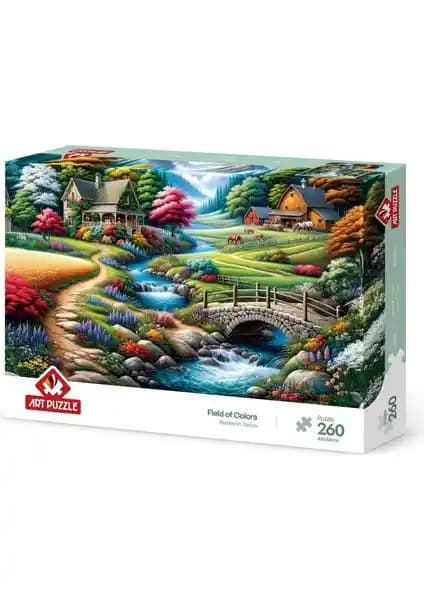 Art Puzzle Renklerin Tarlası 260 Parça Puzzle Doğa Temalı ve Yüksek Kalite Üretim
