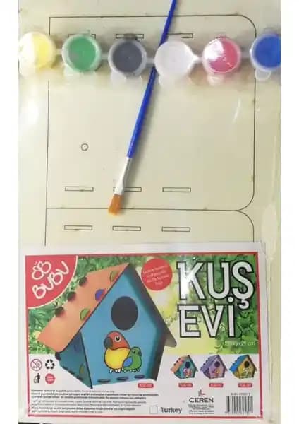 Bubu Kuş Evi Boyama Seti: Çocukların Yaratıcılığını Geliştiren Eğlenceli Aktivite