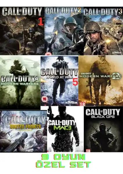 Call of Duty 9'lu Efsane Seri Paketi: Klasik ve Modern Dönemleri İçeren Koleksiyon