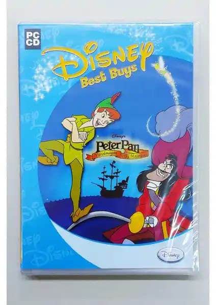 Disney Peter Pan PC CD Bilgisayar Oyunu Koleksiyon ve Nostalji İçin Özel Bir Parça