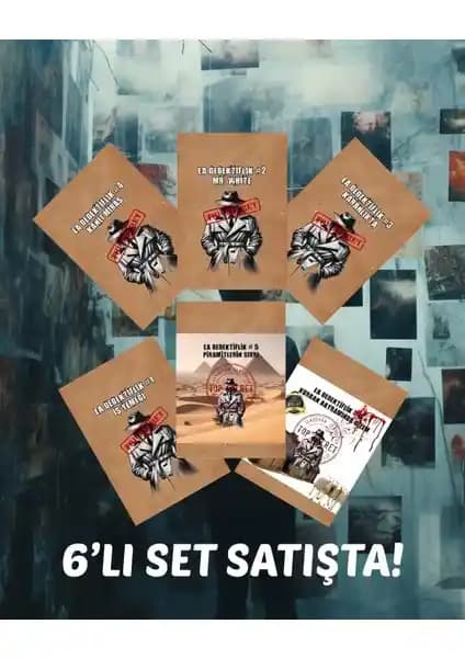 Ege Akademi 6'lı Paket Premium Dedektif Oyunu Çocuklar İçin Eğitici ve Eğlenceli Masal Oyunları