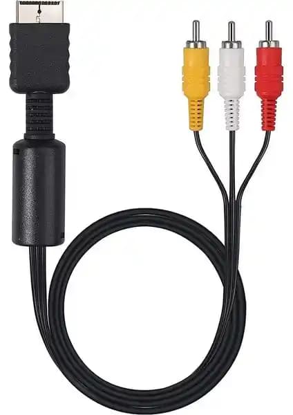 Fano PS2 PS1 PS3 Uyumlu AV Kablosu Yüksek Kalite ve Dayanıklılık Sağlar