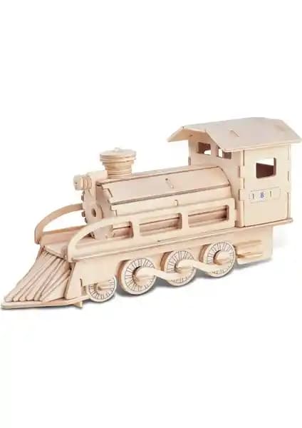 Hayal Sepeti Büyük Boy Tren Ahşap Maket ile Çocuklar ve Yetişkinler İçin Eğitici ve Eğlenceli Deneyim