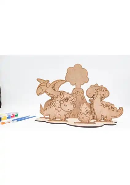 İcons Ahşap Boyama Seti: Çocuklar İçin Eğlenceli ve Eğitici Sanat Deneyimi