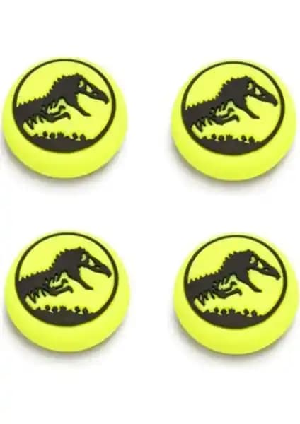 Jurassic Park Temalı Dinozor PS5 ve Xbox Series X/S Silikon Koruyucu Padleri