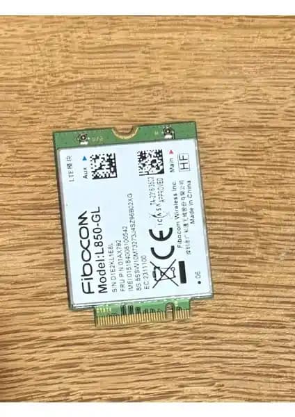 Lenovo ThinkPad Fibocom L850-GL M.2 WWAN Modülü ile Yüksek Hızlı ve Güvenilir Mobil Bağlantı