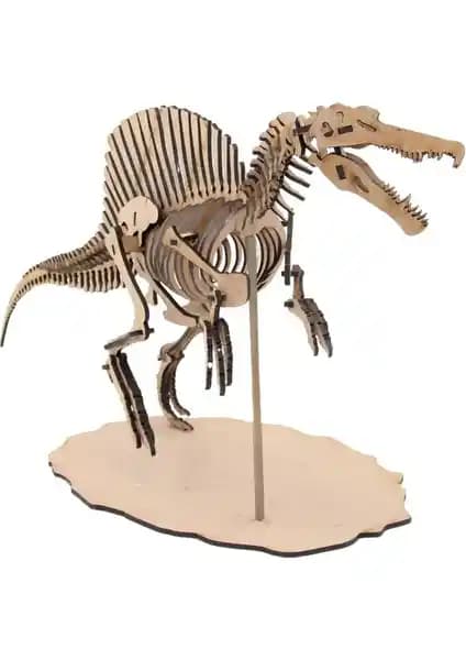 Mavi Doku Dinozor Serisi Spinosaurus 3D Ahşap Puzzle Maketi Detaylı Tasarım ve Kullanım Özellikleri