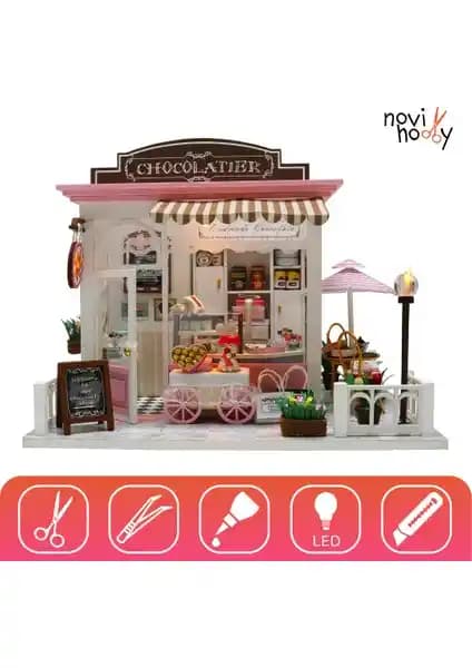 Novi Minyatür Maket Ev Kiti: Kendin Yap ve Dekorasyon İçin Detaylı Mini Ev Seti