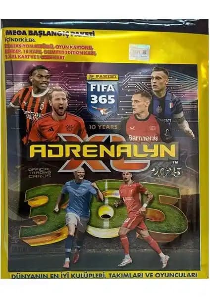 Panini Fifa 365 Adrenalyn 2025 Mega Başlangıç Paketi Koleksiyon ve Dijital Oyun Deneyimi