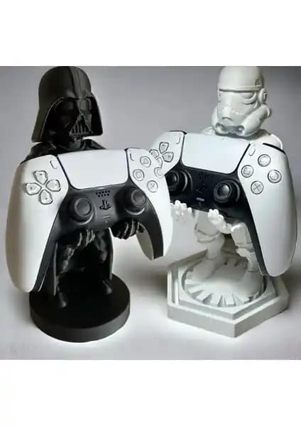 Star Wars Temalı Darth Vader ve Stormtrooper Kollukları PlayStation 5 ve Diğer Konsollar İçin