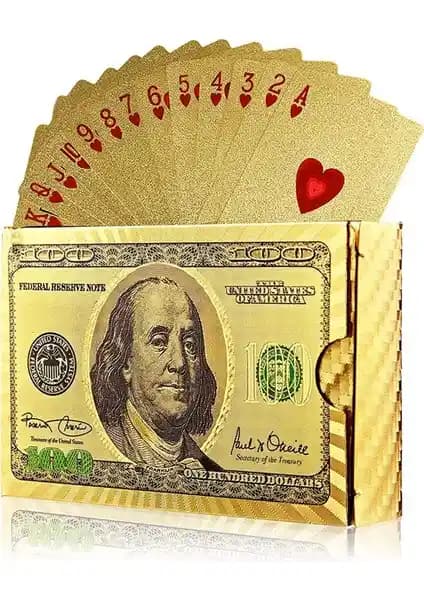 Weather Forecast Gold Dolar Iskambil Kartları: Dayanıklı ve Estetik Tasarım Özellikleri