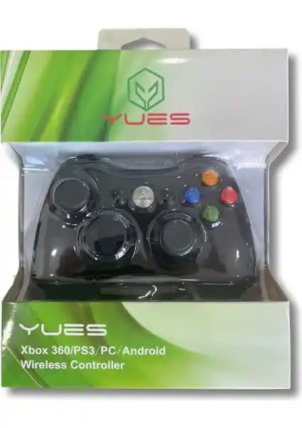Yues Xbox 360 Kablosuz Oyun Kolu: Ergonomik Tasarım ve Çok Yönlü Uyumluluk