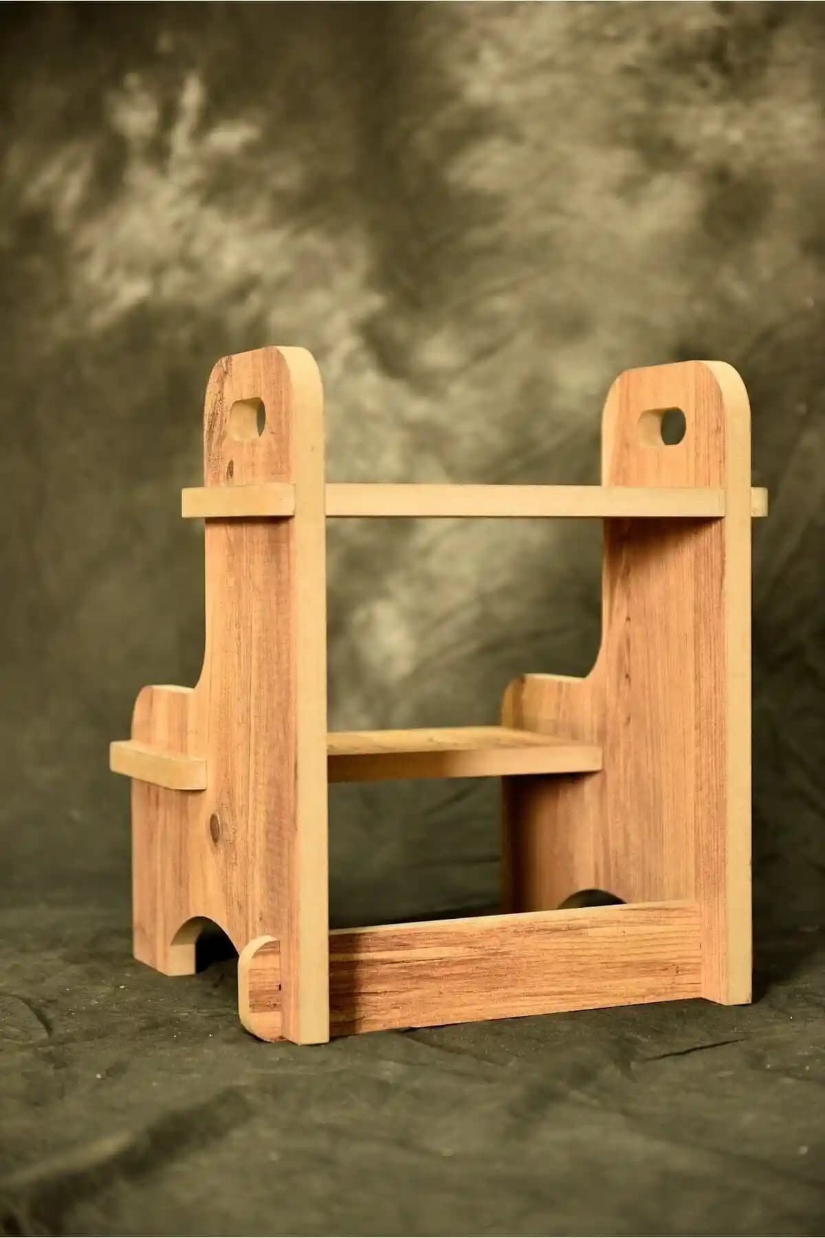 Ankaevdizayn Ahşap Montessori Basamak Tabureleri Çocuk ve Yetişkin Kullanımı İçin Uygun