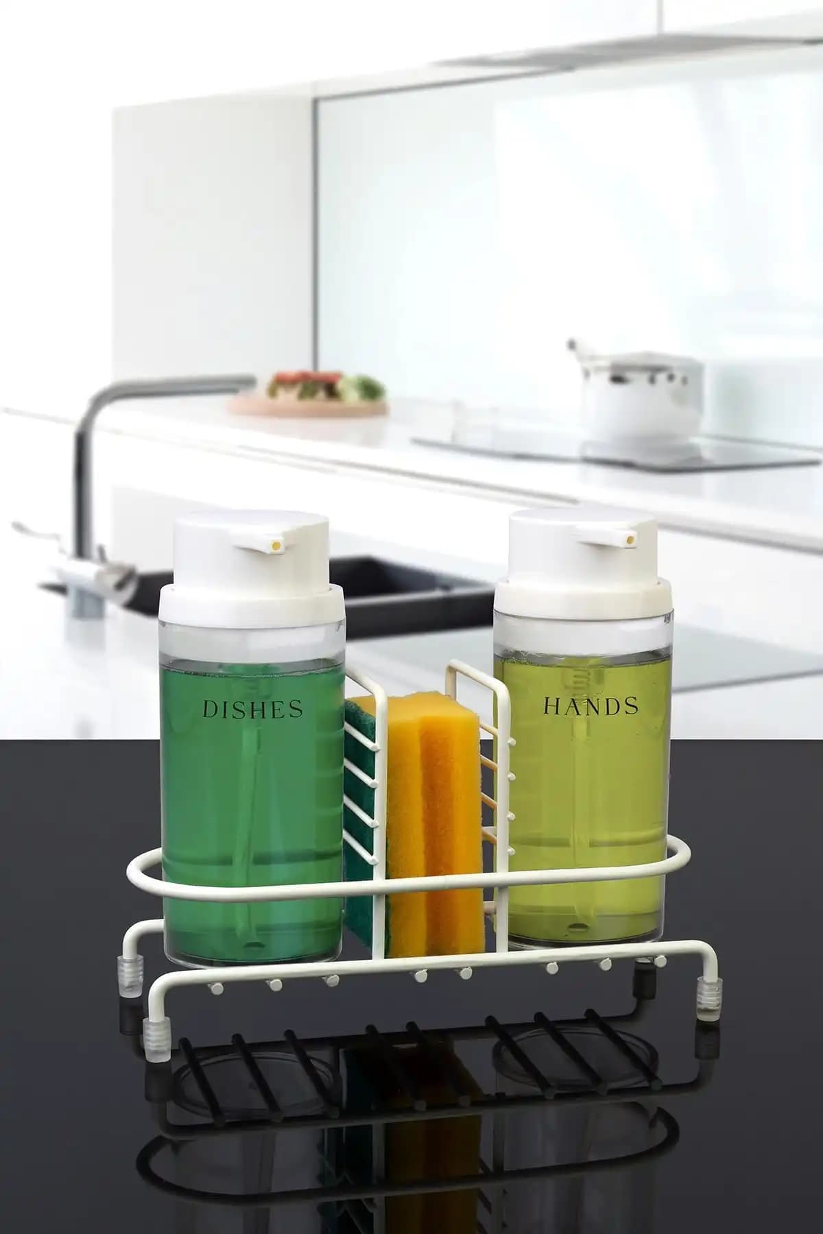 Okyanus Home Beyaz Deluxe Yuvarlak Standlı Sıvı Sabunluk Ürün İncelemesi ve Kullanım Özellikleri