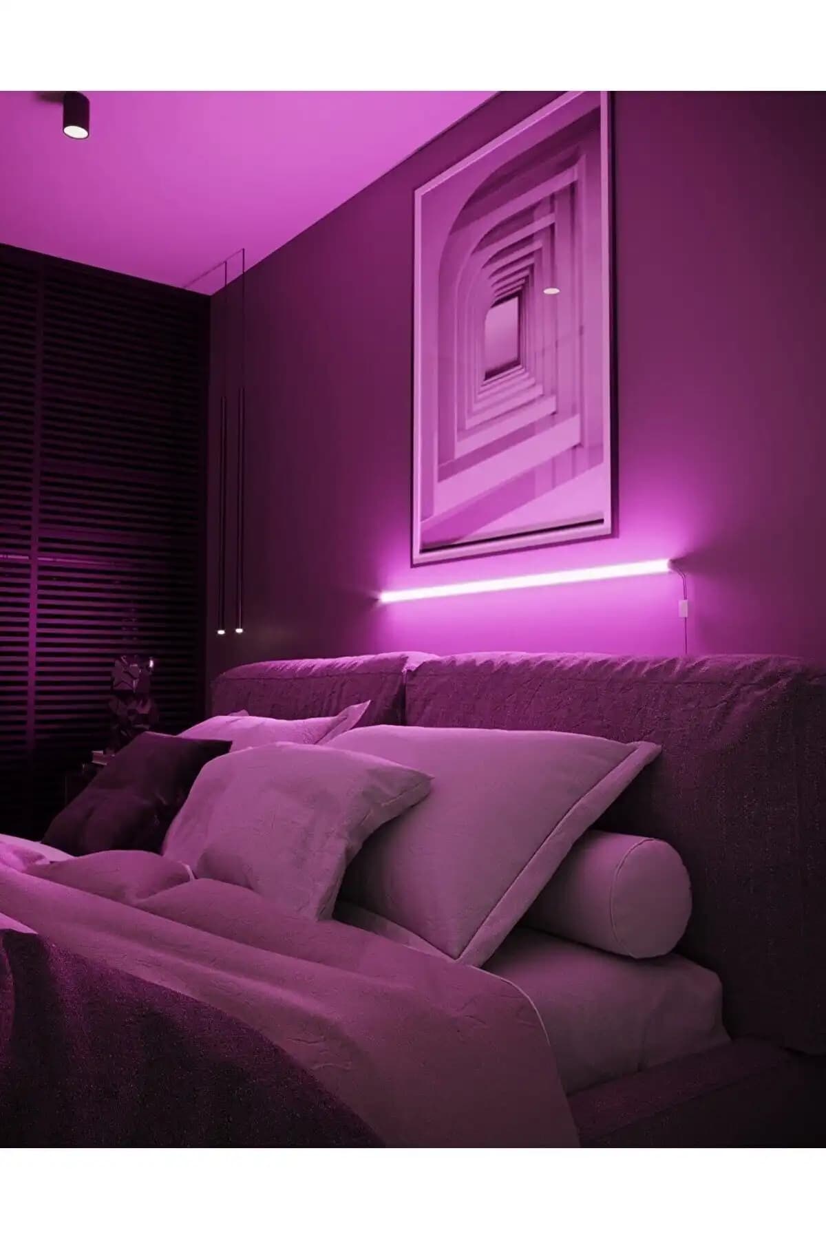 ÖZER LIGHT RGB Led Oda Aydınlatma Sistemi: Modern ve Çok Renkli Tasarım ve Yüksek Kalite Malzeme