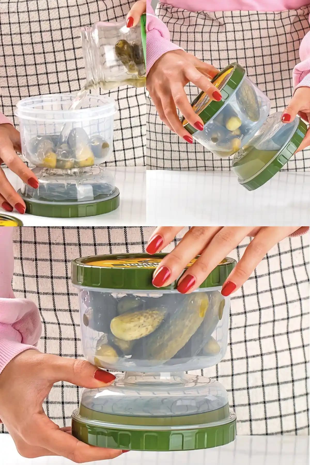 Porsima 02 1391 Kum Saati Süzgeçli Zeytinlik ile Pratik ve Güvenilir Saklama Çözümü