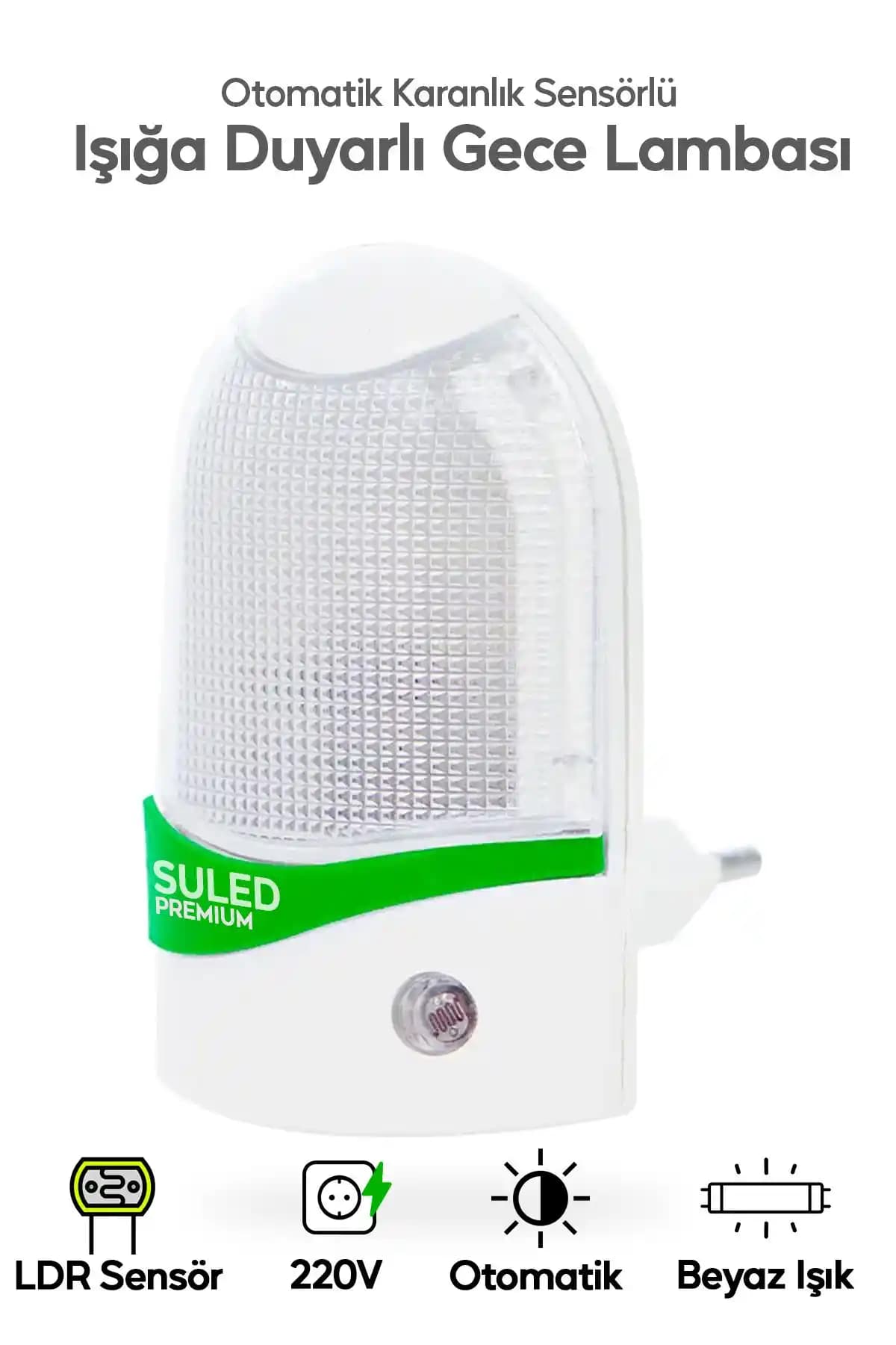Süled Işığa Duyarlı Otomatik Gece Lambası ile Modern Aydınlatma Çözümü
