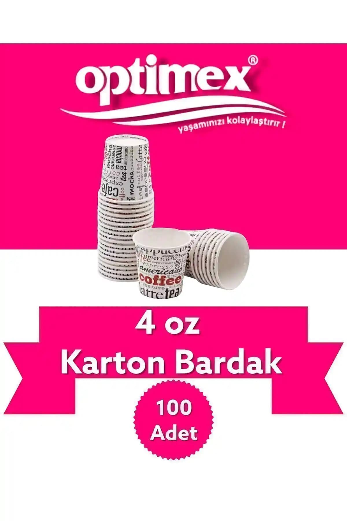 Zs Mağazası 4 Oz Karton Bardaklar 50 Adet İşlevsel ve Dayanıklı İçmek İçin Uygun