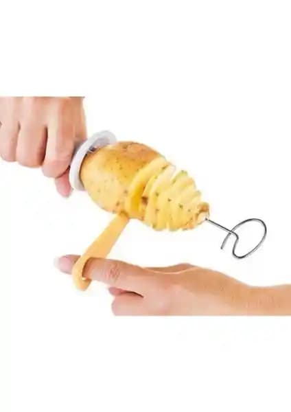 Cansa Spiral Patates Dilimleyici Aparat ile Evde Yaratıcı Patates Sunumları
