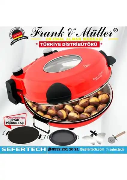 Frank & Müller Taş Fırını Kırmızı: Yüksek Performanslı ve Kullanışlı Mutfak Aleti