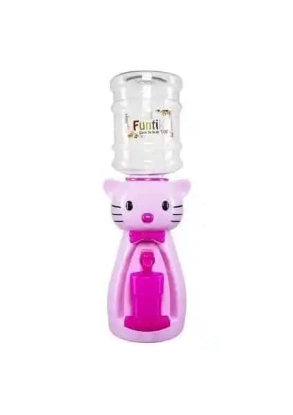 Funtik Kedi Çocuk Su Sebili Pembe: Sağlıklı ve Bağımsızlık Kazandıran Pratik Tasarım