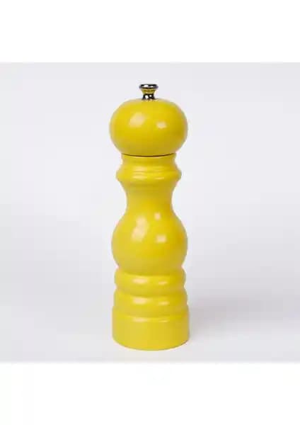 Glios Sarı Ahşap Tuz ve Karabiber Öğütücü: Modern Tasarım ve İşlevsellik Bir Arada