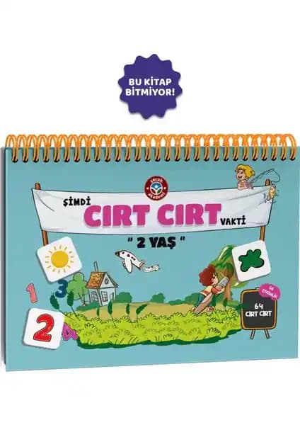 2 Yaş Çocuklar İçin Cırt Cırt Vakti Eğitim Seti Erken Gelişim ve Öğrenme Fırsatları