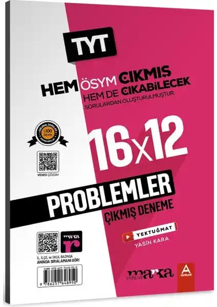 2025 TYT Problemler Kitabı Marka Yayınları ile Sınava Hazırlıkta Güçlü Adımlar