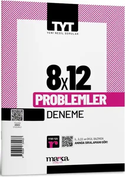 2025 TYT Yeni Nesil Problemler 8 Deneme Video Çözümlü Sınav Hazırlık Kitabı
