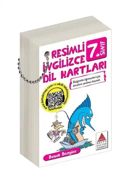 7. Sınıf İçin Resimli İngilizce Dil Kartları Eğitim Materyali Detayları