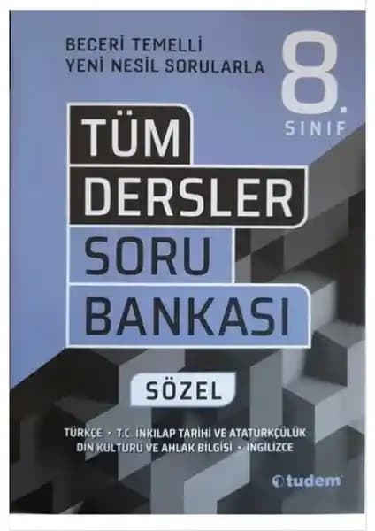 8. Sınıf Sözel Beceri Temelli Tüm Dersler Soru Bankası ile Etkili Sınav Hazırlığı