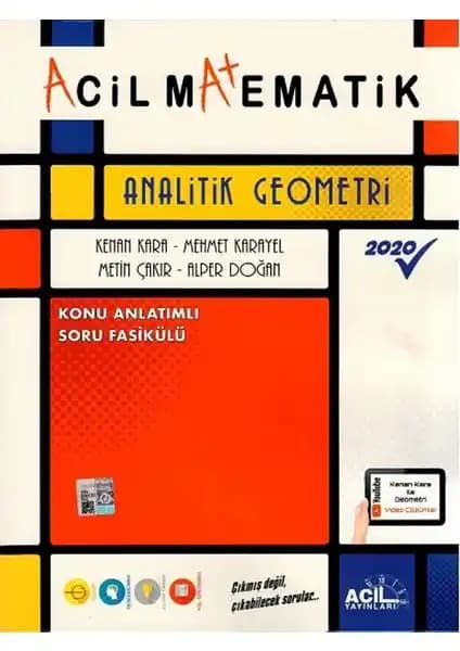 Acil Yayınları Matematik Analitik Geometri Kitabı Kenan Kara ile Öğrencilere Kapsamlı Rehber