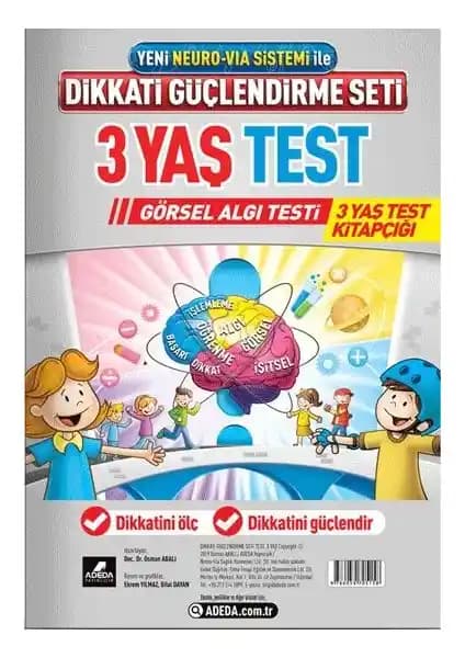 Adeda DGS 3 Yaş Görsel Algı Testi: Erken Çocuk Gelişimini Destekleyen Eğitim Aracı