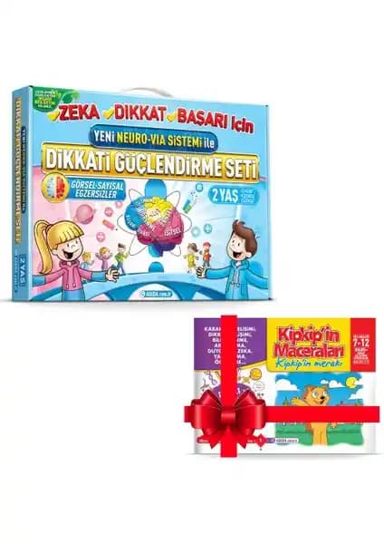 Adeda Dikkati Güçlendirme Seti DGS 2 Yaş Hikaye Kitabı Çocukların Dikkat ve Kavram Gelişimine Katkı