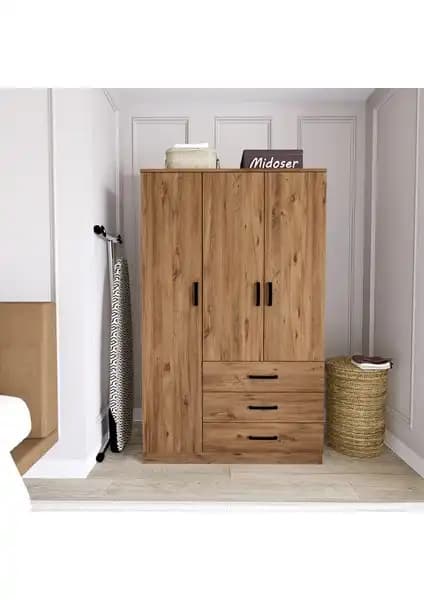 Alonex Aden ve Midoser Easy Atlantik Çam Elbise Dolabı Karşılaştırması 2