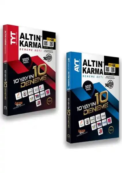 Altın Karma Yayınları 2021 TYT ve AYT Deneme Setleri Sınava Hazırlıkta Güçlü Destek