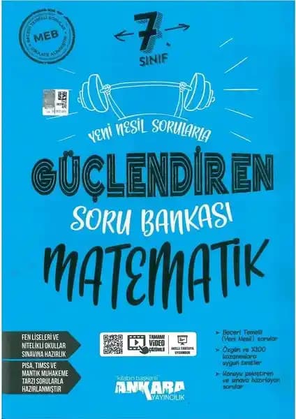 Ankara Yayıncılık 7. Sınıf Matematik Güçlendiren Soru Bankası Detaylı İnceleme ve Özellikleri