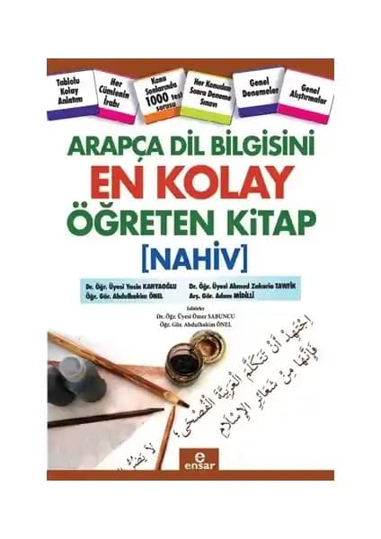 Arapça Nahiv Öğrenimi İçin En Kolay Anlatımlı Kitap 2019 Baskısı
