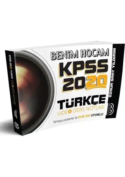 Benim Hocam Yayınları 2020 KPSS Türkçe Video Ders Notları Detaylı İnceleme ve Değerlendirme