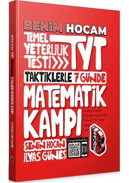Benim Hocam Yayınları 2023 TYT Matematik Kampı: 7 Günde Hızlı ve Etkili Çalışma Rehberi