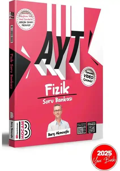 Benim Hocam Yayınları 2025 AYT Fizik Soru Bankası Video Çözümlü Güncel İçeriklerle