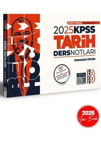 Benim Hocam Yayınları 2025 KPSS Tarih Ders Notları İncelemesi ve Detaylar