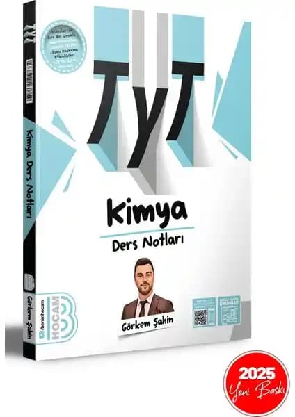 Benim Hocam Yayınları 2025 TYT Kimya Ders Notları Sınava Hazırlık için Etkili Kaynak