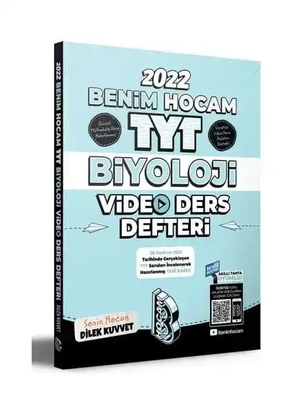 Benim Hocam Yayınları TYT 2022 Biyoloji Video Ders Defteri İncelemesi ve Öğrenci Yorumları