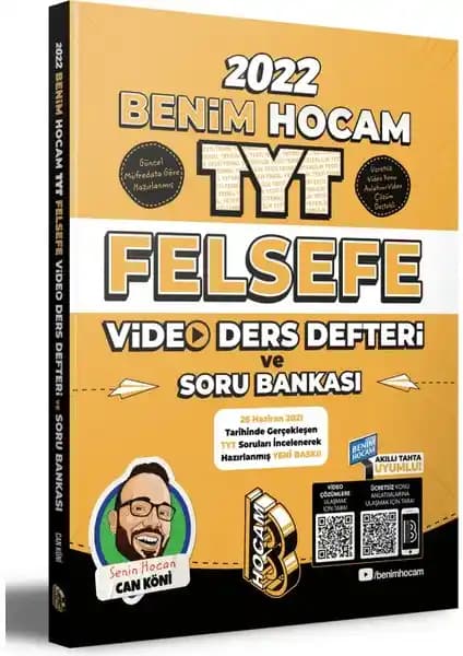 Benim Hocam Yayınları TYT 2022 Felsefe Video Ders Defteri ve Soru Bankası İnceleme ve Değerlendirme