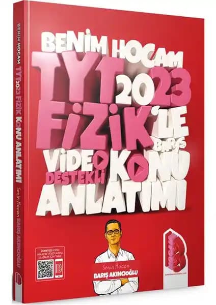 Benim Hocam Yayınları TYT 2023 Fizik Video Destekli Kitap Güncel İçerik ve Öğrenme Kolaylığıyla